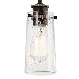Image3 of Kichler Braelyn 44" Wide Olde Bronze 5-Light Bath Light more views