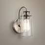Kichler Braelyn 9 1/2" High Classic Pewter Wall Sconce