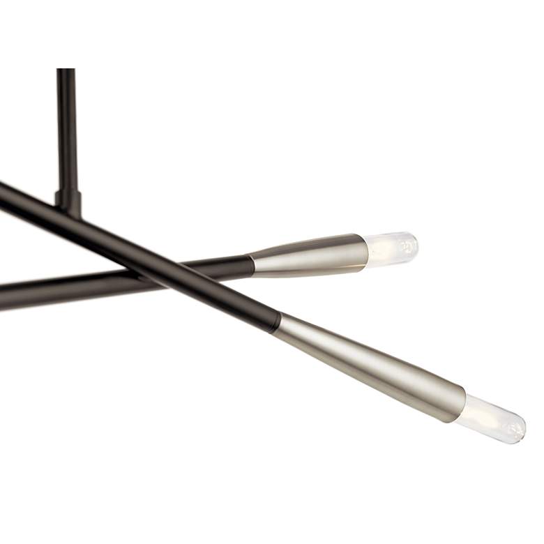 Image 4 Kichler Branches 33 1/2" Wide Black 4-Light Chandelier more views