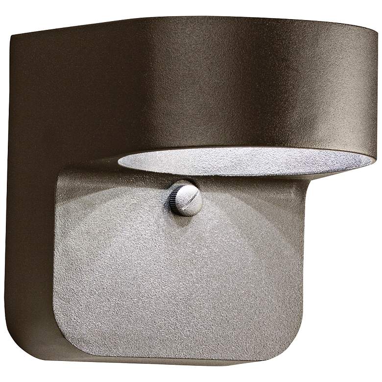 Image 1 Kichler Brandt 5 1/2" High Dark Sky Bronze Outdoor LED Wall Light