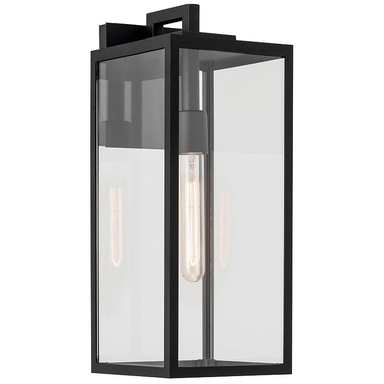 Image 1 Kichler Branner 17 3/4"H Texture Black Outdoor Wall Light