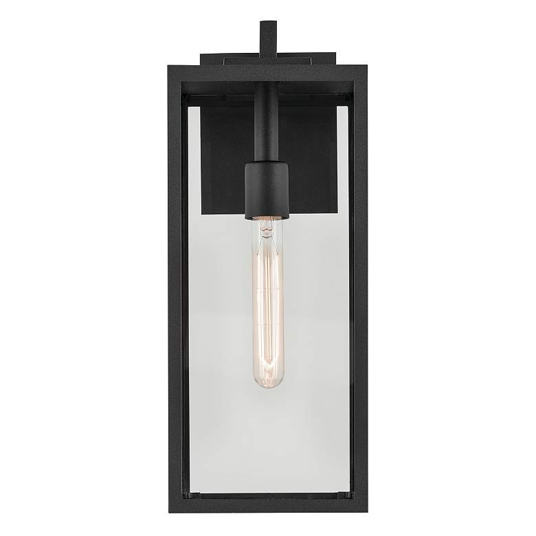 Image 2 Kichler Branner 17 3/4"H Texture Black Outdoor Wall Light more views