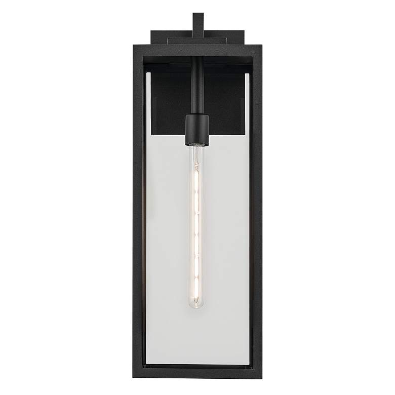 Image 3 Kichler Branner 24" High Textured Black Outdoor Wall Light more views