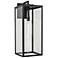 Kichler Branner 30" High Textured Black Outdoor Wall Light