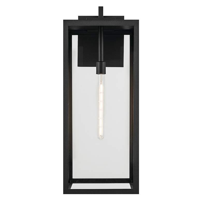 Image 2 Kichler Branner 30" High Textured Black Outdoor Wall Light more views