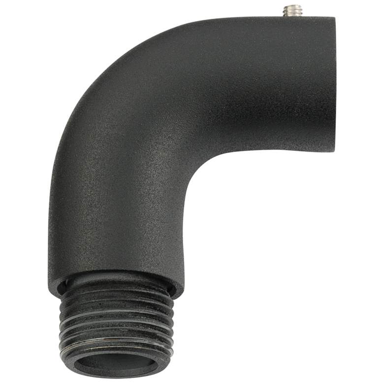 Image 1 Kichler Brass 90-Degree Elbow in Black Brass