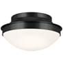 Thumbnail3 of Kichler Bretta 13 1/2" Wide Black Bowl Ceiling Light