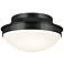 Kichler Bretta 13 1/2" Wide Black Bowl Ceiling Light