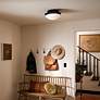 7_Kichler Bretta 13 1/2" Wide Black Bowl Ceiling Light more views
