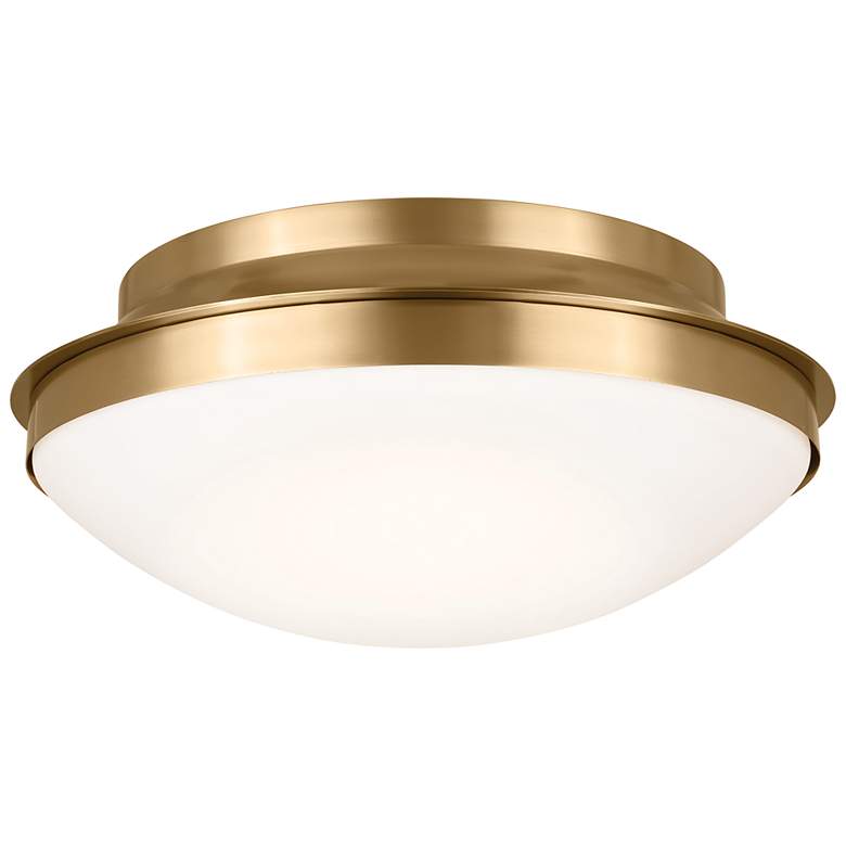 Image 2 Kichler Bretta 17 3/4"W Brushed Natural Brass Ceiling Light