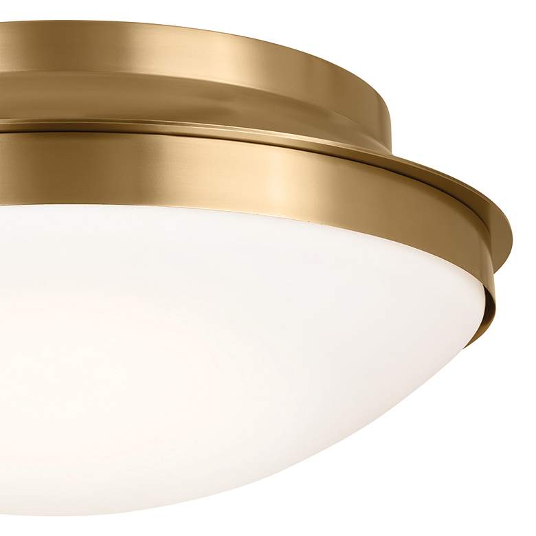 Image 3 Kichler Bretta 17 3/4"W Brushed Natural Brass Ceiling Light more views