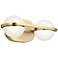 Kichler Brettin 14"H Champagne Gold 2-Light LED Wall Sconce
