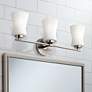 Kichler Brianne 24 1/2"W 3-Light Classic Pewter Bath Light