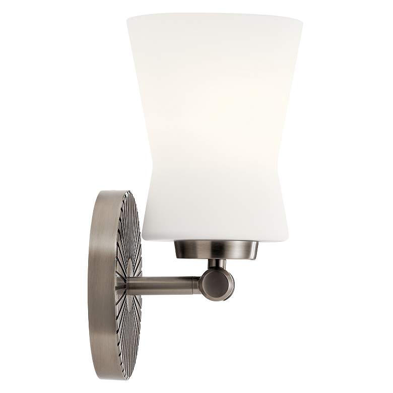 Image 2 Kichler Brianne 9 1/2 inch High Classic Pewter Wall Sconce more views