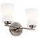 Kichler Brianne 9 1/2"H 2-Light Classic Pewter Wall Sconce