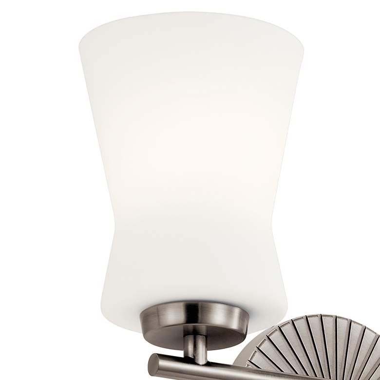 Image 2 Kichler Brianne 9 1/2 inchH 2-Light Classic Pewter Wall Sconce more views
