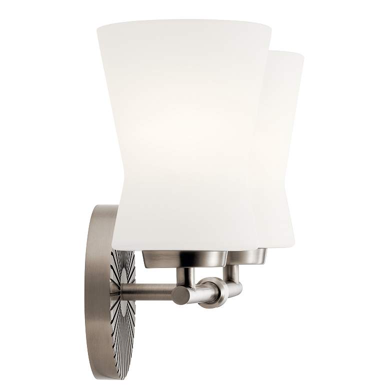 Image 2 Kichler Brianne 9 1/2 inchH 2-Light Classic Pewter Wall Sconce more views