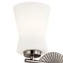 Kichler Brianne 9 1/2"H 2-Light Classic Pewter Wall Sconce