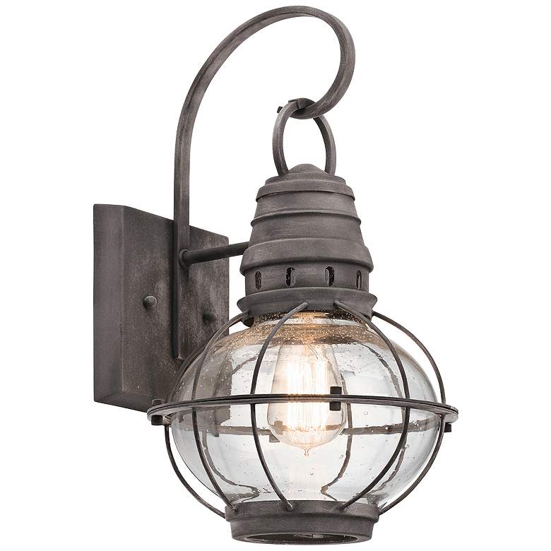 Image 1 Kichler Bridge Point 16" High Zinc Outdoor Wall Light