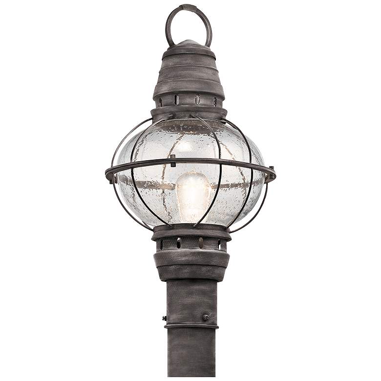 Image 1 Kichler Bridge Point 21 1/4" High Zinc Outdoor Post Light