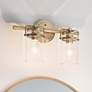 1_Kichler Brinley 10 1/4" High Champagne Bronze 2-Light Sconce