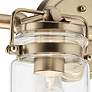 3_Kichler Brinley 10 1/4" High Champagne Bronze 2-Light Sconce more views