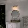 7_Kichler Brinley 10 1/4" High Champagne Bronze 2-Light Sconce more views
