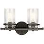 Thumbnail2 of Kichler Brinley 10" High Olde Bronze 2-Light Wall Sconce