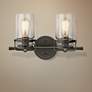 Kichler Brinley 10" High Olde Bronze 2-Light Wall Sconce