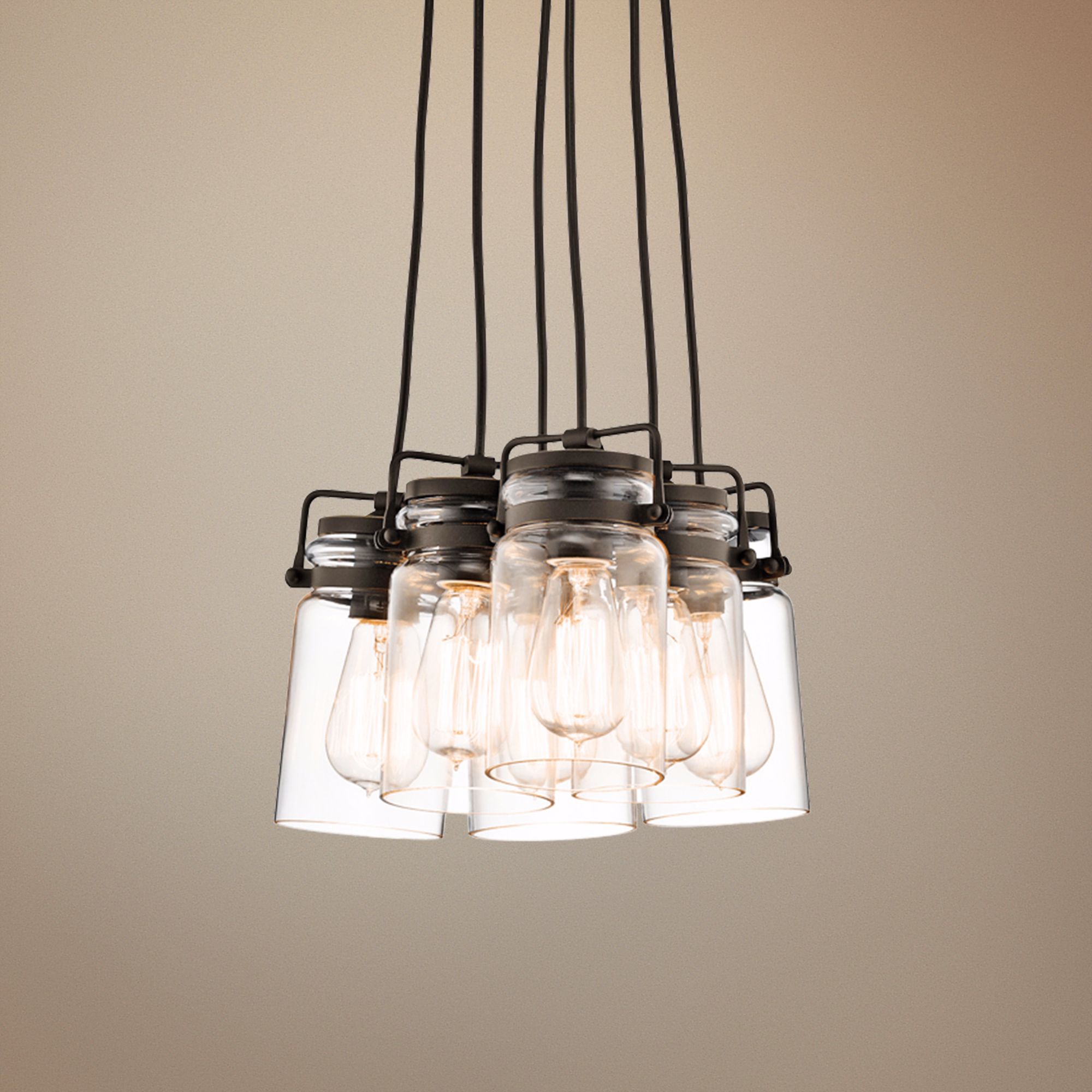 kichler brinley 6 light pendant