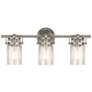 Thumbnail3 of Kichler Brinley 24" Wide Brushed Nickel 3-Light Bath Light more views