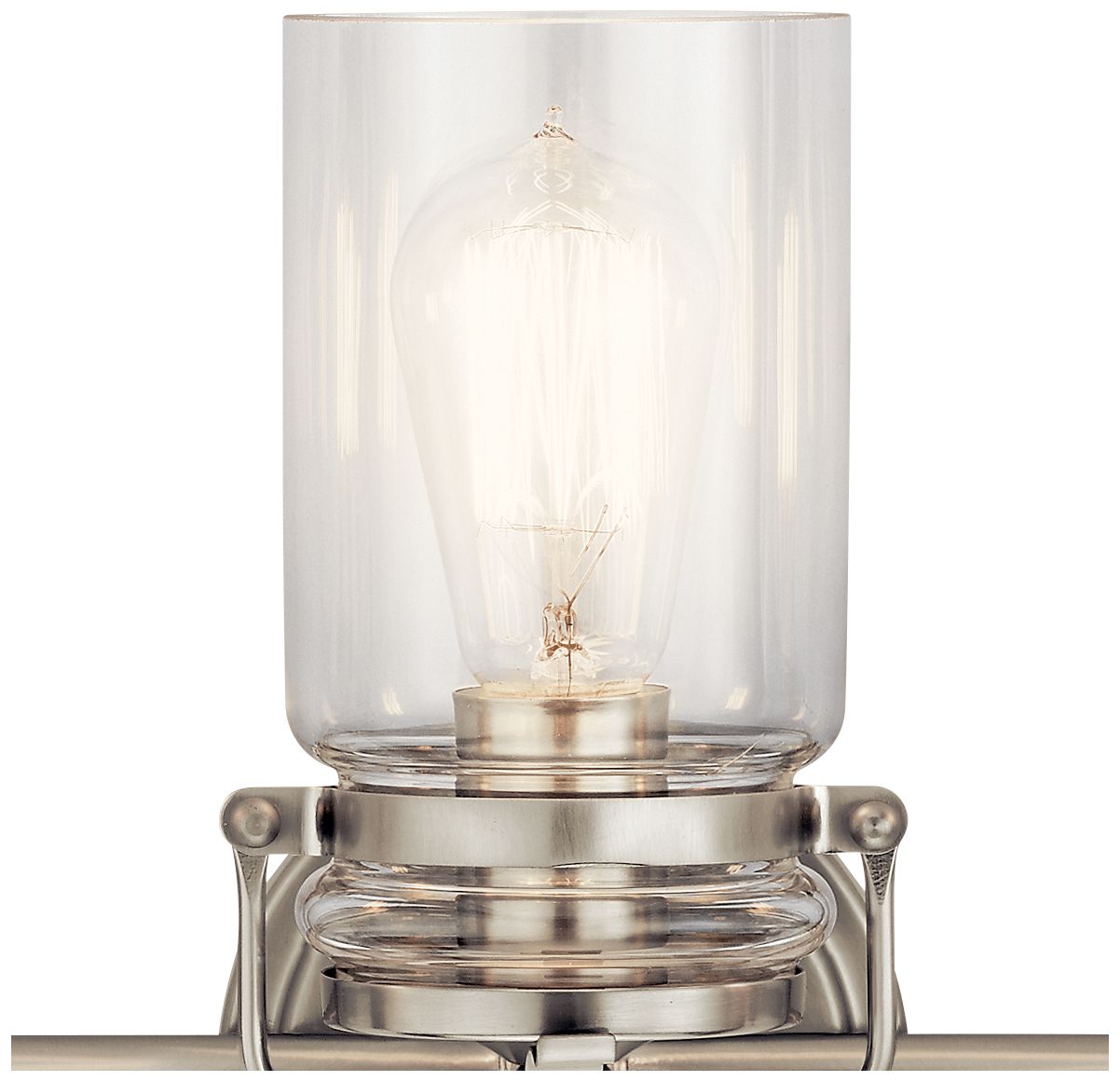 Image 7 Kichler Brinley 24" Wide Brushed Nickel 3-Light Bath Light more views