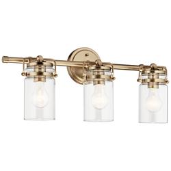 Kichler Brinley 24" Wide Champagne Bronze 3-Light Bath Light