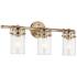 Kichler Brinley 24" Wide Champagne Bronze 3-Light Bath Light