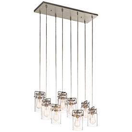 Image3 of Kichler Brinley 25 1/2" Wide Brushed Nickel Mini Pendant more views