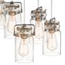 Thumbnail4 of Kichler Brinley 25 1/2" Wide Brushed Nickel Mini Pendant more views