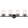 Kichler Brinley 32 1/4" Wide Olde Bronze 4-Light Bath Light