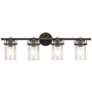 Kichler Brinley 32 1/4" Wide Olde Bronze 4-Light Bath Light