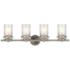 Kichler Brinley 32 1/4"W Brushed Nickel 4-Light Bath Light