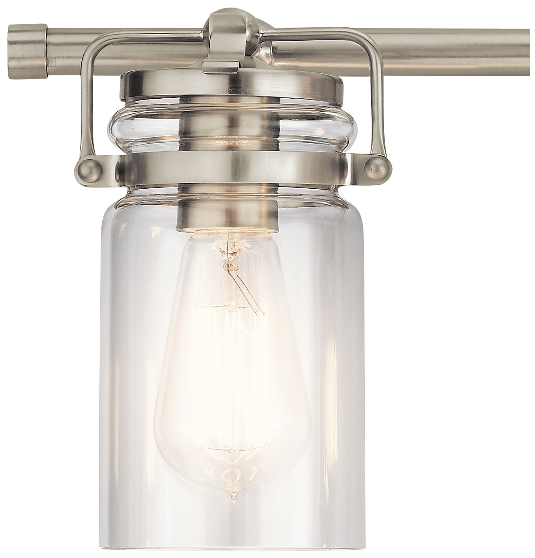 Image 7 Kichler Brinley 32 1/4"W Brushed Nickel 4-Light Bath Light more views