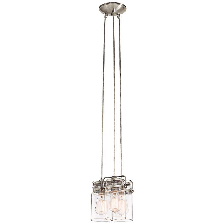 Image 3 Kichler Brinley 8 1/2" Wide Brushed Nickel Mini Pendant more views