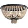 Kichler Brisbane 18" Wide 5-Light Black with White Beads Ceiling Light