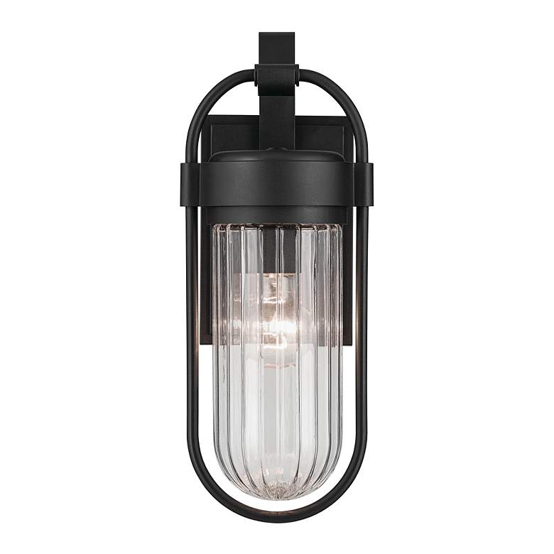 Image 3 Kichler Brix 16" High Outdoor Wall 1Lt Textured Black more views