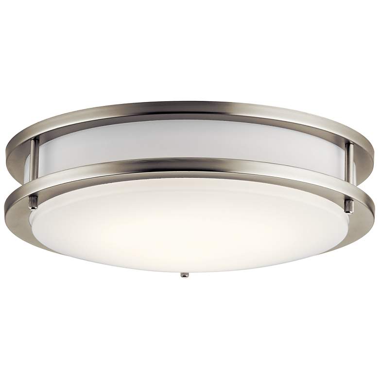 Image 1 Kichler Brock 11 3/4" Wide Brushed Nickel LED Ceiling Light