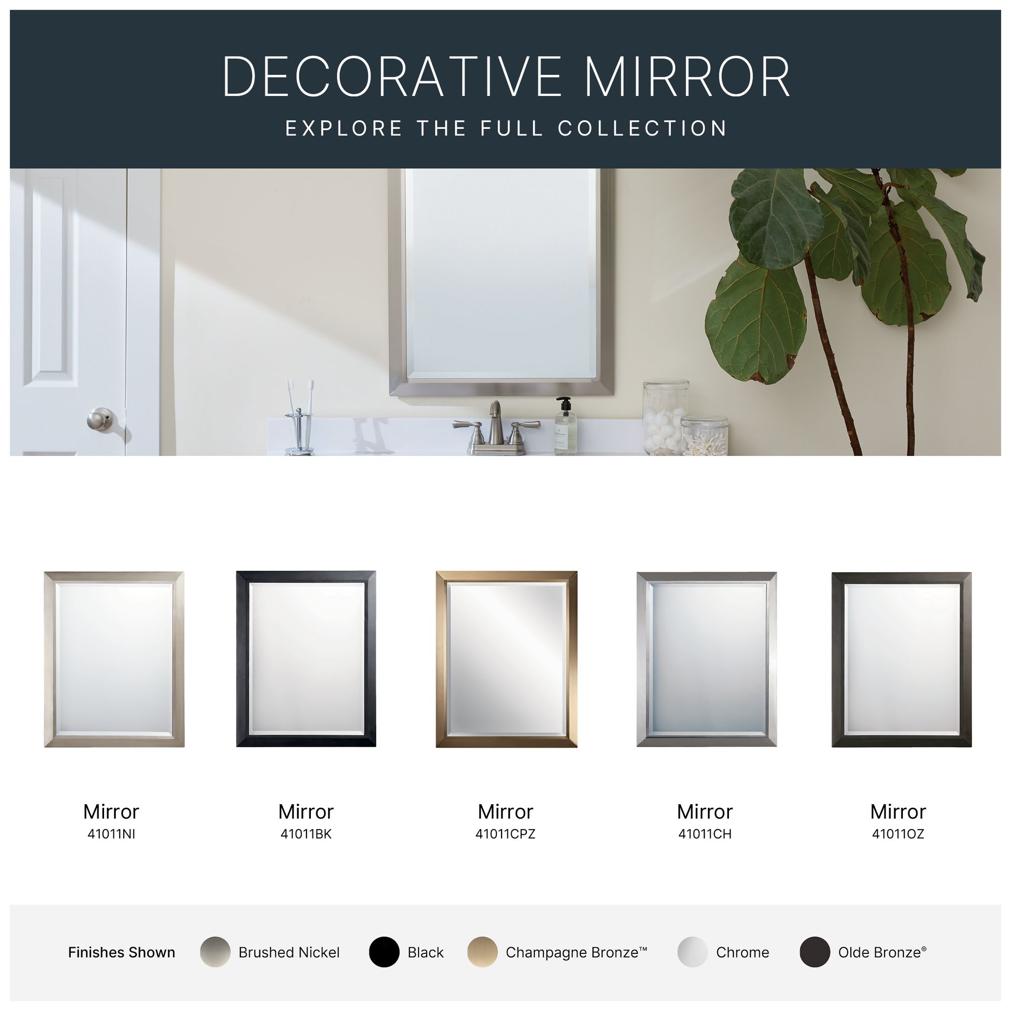 Image 7 Kichler Brushed Nickel 24" x 30" Rectangular Wall Mirror more views