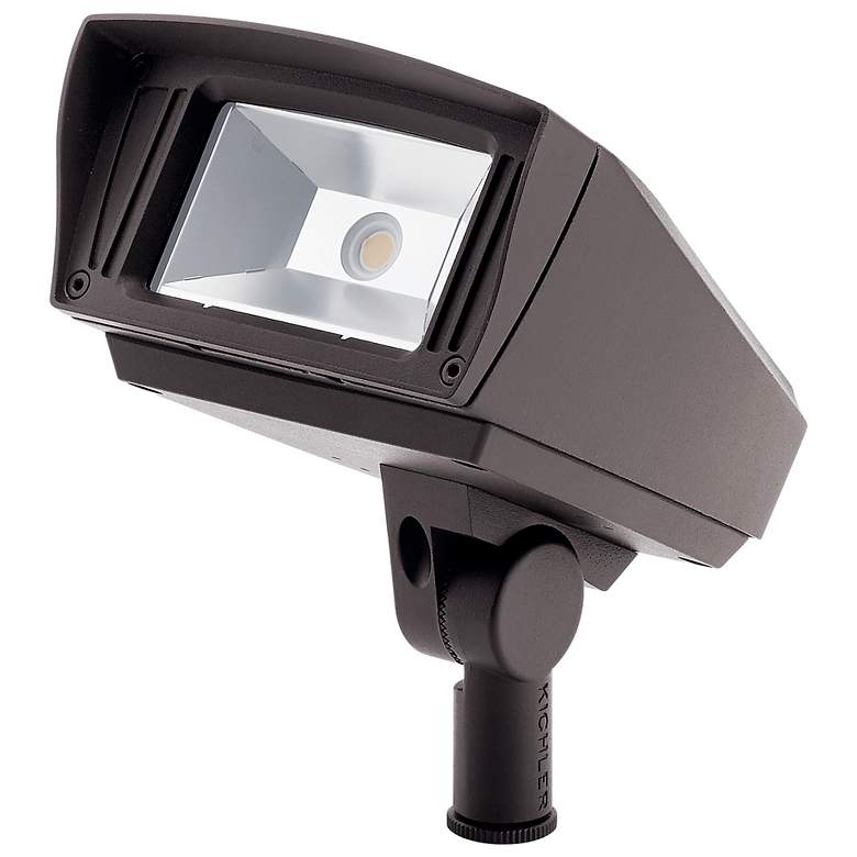 Image 1 Kichler C-Series 6" High Textured Bronze LED Flood Light