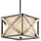 Kichler Cahoon 16 1/4"W Iron Convertible 1-Light Pendant