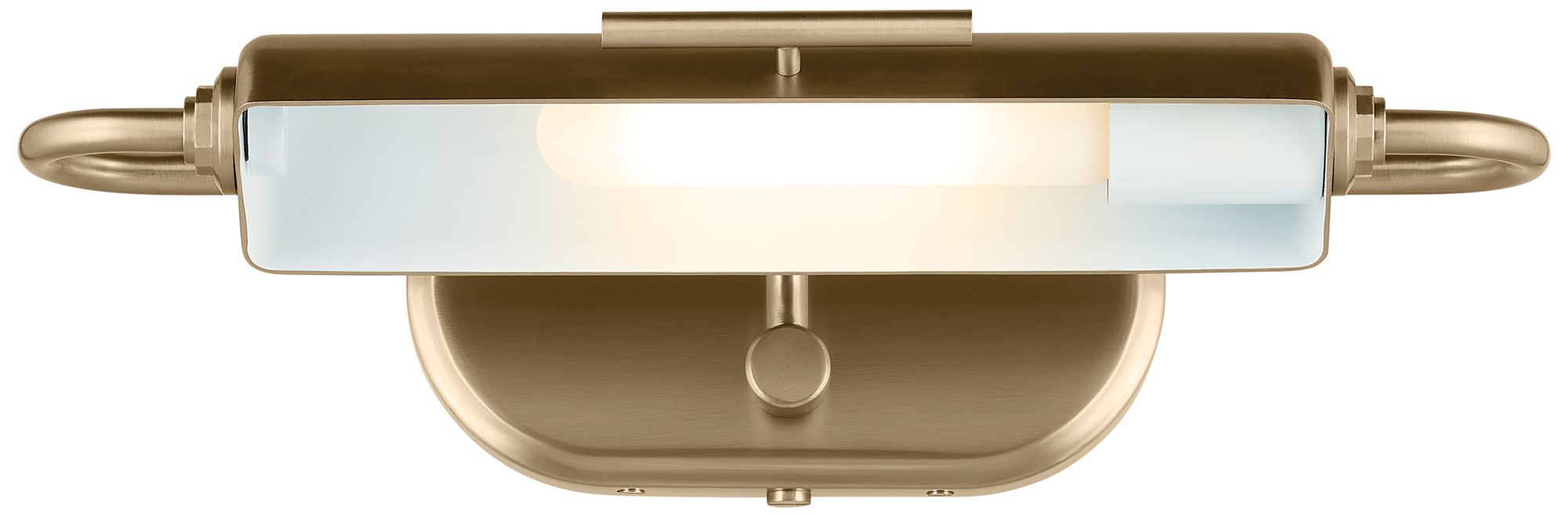 Image 5 Kichler Caillier 17.25" 1-Light Picture Light in Champagne Bronze more views