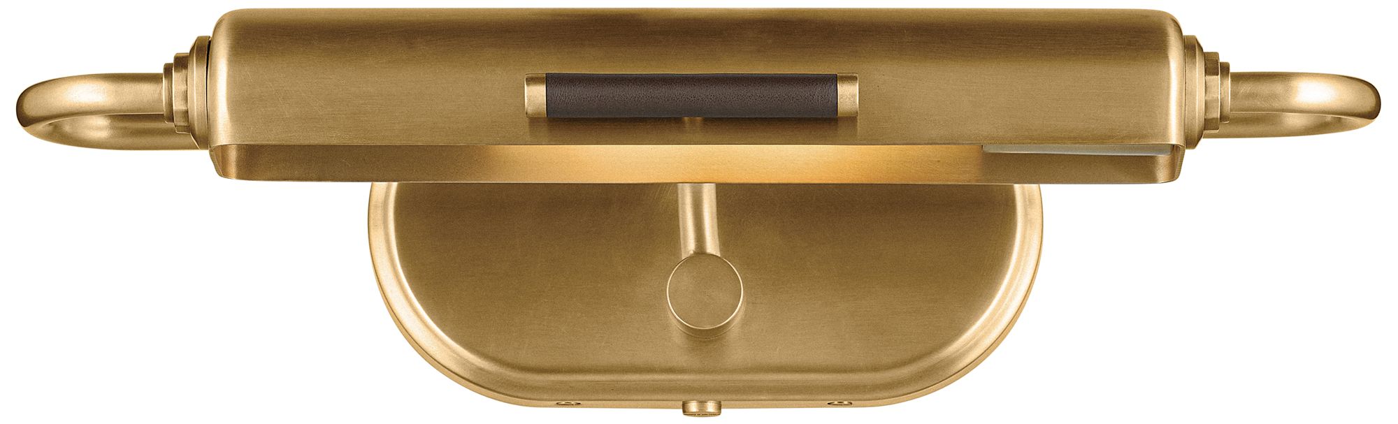 Image 5 Kichler Caillier 17.25" 1-Light Picture Light in Lacquered Brass more views