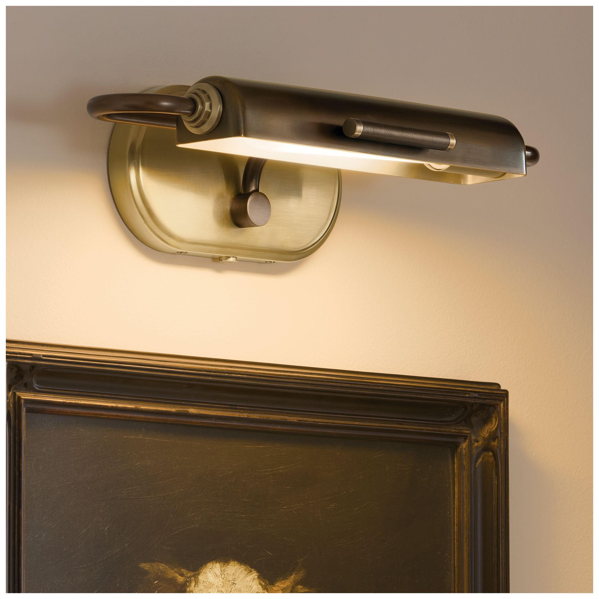 Image 2 Kichler Caillier 17.25" 1-Light Picture Light in Lacquered Bronze more views
